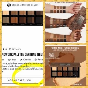 Danessa Myricks beauty Groundwork palette